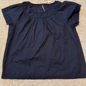 LOFT Navy Blue Blouse